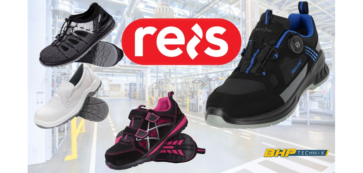 Buty robocze bez sznurówek REIS - komfort i szybkość zakładania.